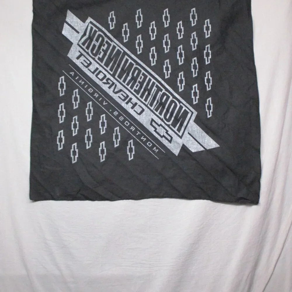 Chevrolet‎ Northern Neck Bandana/Scarf Black & White